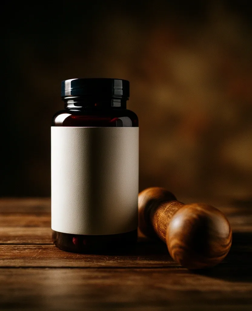 Men's Vitality Complex apothecary display